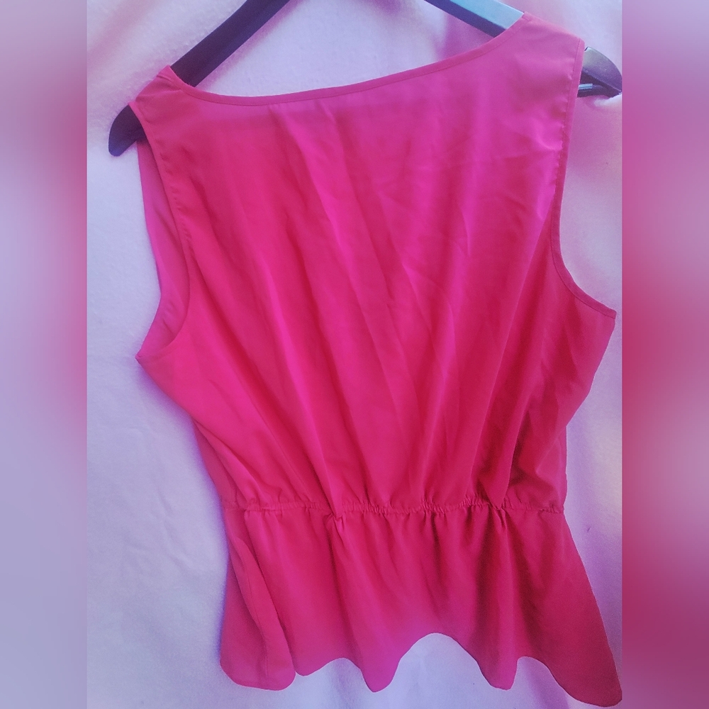 Pink Cowl Sleeveless Women - Picture 6 of 6
